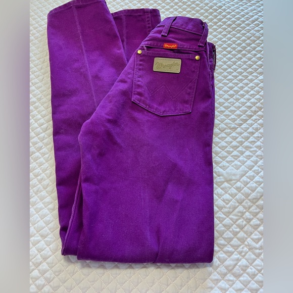 Purple Wrangler Jeans-womens/juniors - Picture 1 of 5